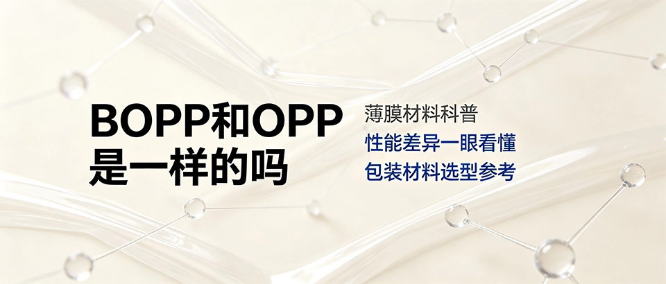 BOPP和OPP是一样的吗｜薄膜材料区别与选型科普