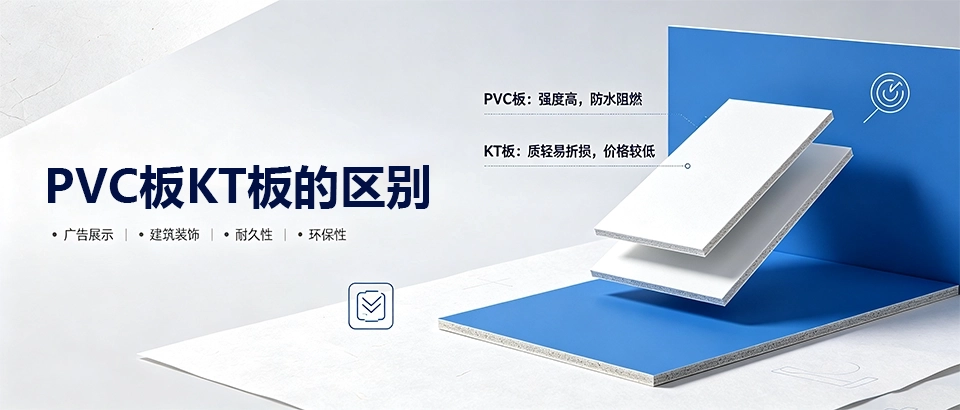 PVC板KT板的区别｜选型对比与性能解析