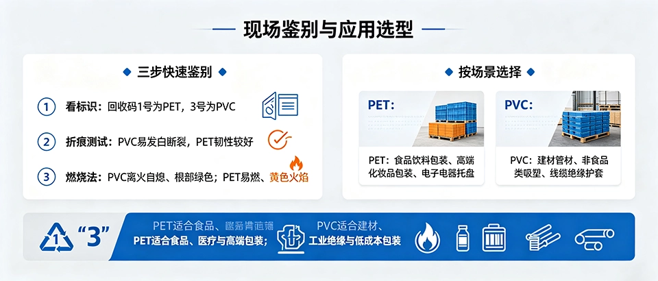 PVC和PET材料的区别 PVC和PET材料的区别
