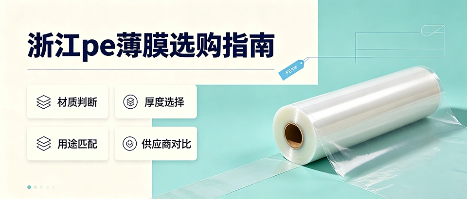 浙江pe薄膜选购指南｜PE薄膜性能对比与选型技巧