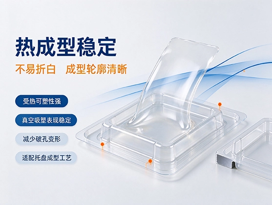 PET吸塑托盘片材_PET吸塑基材_PET片材工厂定制