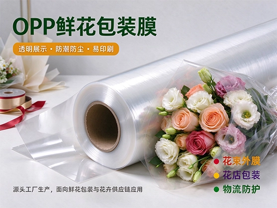 OPP鲜花包装膜_鲜花包装材料_源头工厂定制