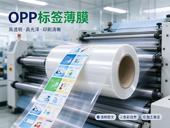 OPP标签薄膜_高透明印刷覆膜标签基材_源头工厂定制