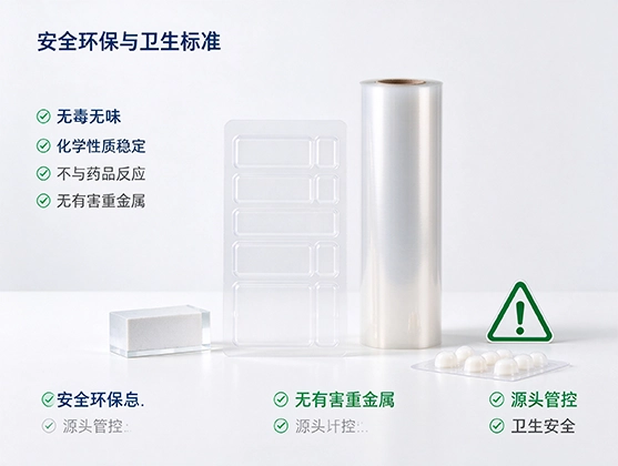 PVC医药包装吸塑片材_药用PVC硬片_医药包装卷材源头厂家