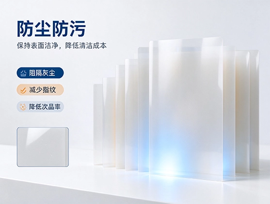 PET单面覆膜片材_高清透明保护膜材_源头工厂定制