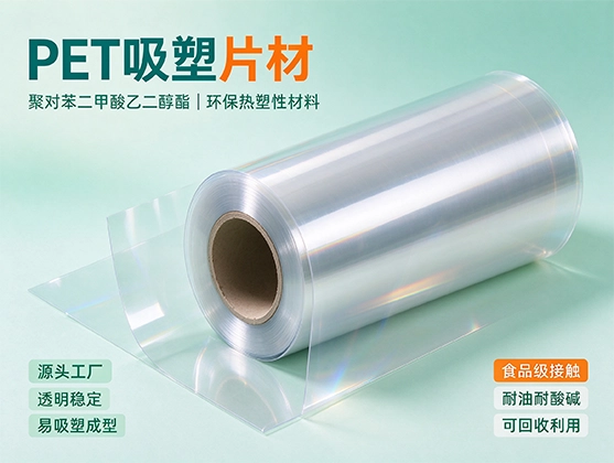 PET吸塑片材_食品级透明PET片材_源头工厂定制