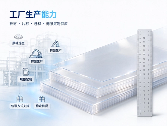 PS相框透明面板_PS透明片材_PS板材源头工厂