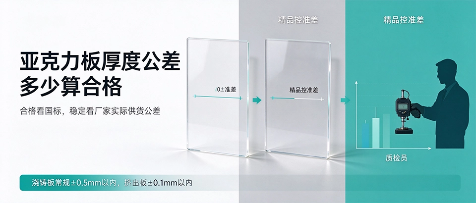 亚克力板厚度公差多少算合格 亚克力板厚度公差多少算合格