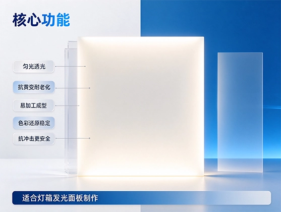 亚克力灯箱面板板材_高透光PMMA板材_亚克力灯箱板厂家