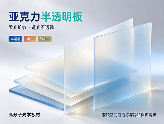 亚克力半透明板_透光不透视板材_亚克力源头厂家直销