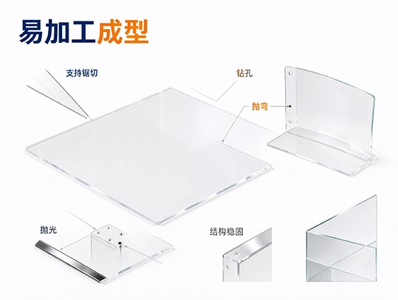 亚克力展示架板材_透明彩色可定制裁切_亚克力源头工厂