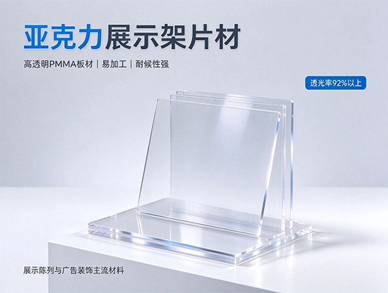 亚克力展示架片材_高透明PMMA板材_源头工厂定制