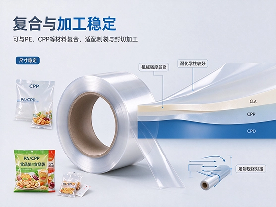 OPP食品包装薄膜_食品级防潮印刷复合膜_BOPP食品包装膜厂家