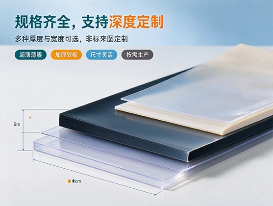 PVC软质卷材_环保透明薄膜片材_源头工厂定制