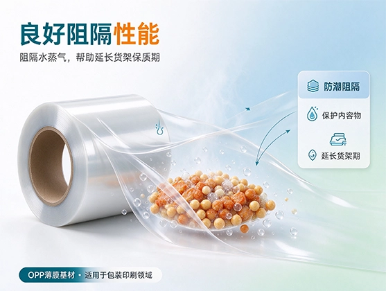 OPP印刷卷材_高透明包装薄膜_源头工厂定制
