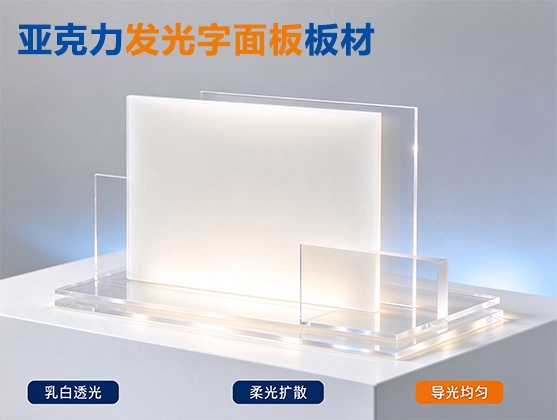 亚克力发光字面板板材_广告标识_亚克力板材定制厂家
