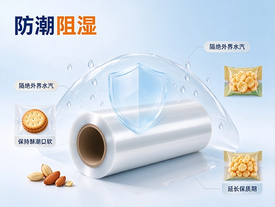 OPP零食包装薄膜-食品级高透明包装膜-食品级包装膜厂家