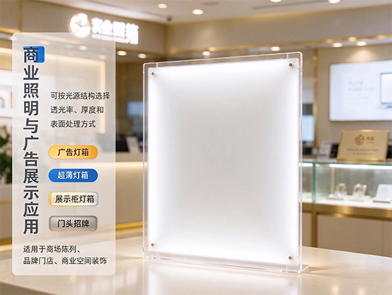 亚克力灯箱板_亚克力扩散板_广告灯箱专用板材