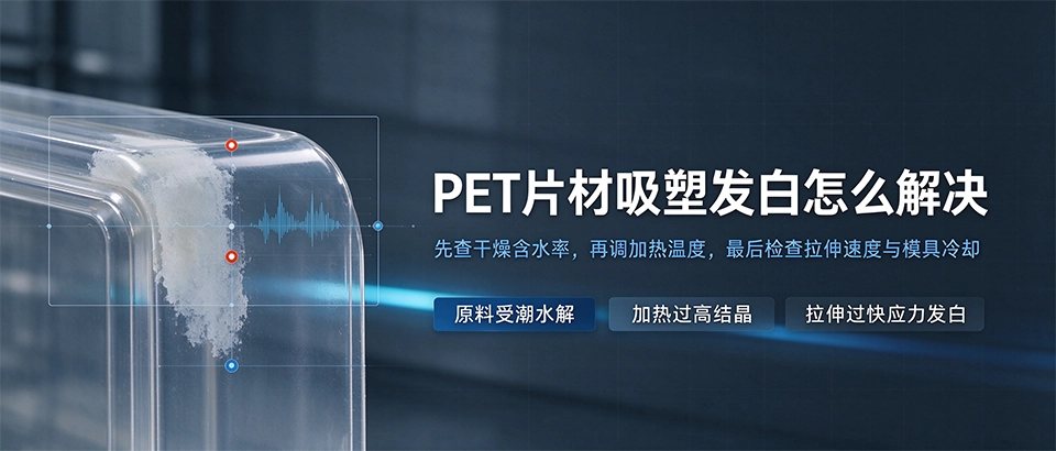PET片材吸塑发白怎么解决 PET片材吸塑发白怎么解决