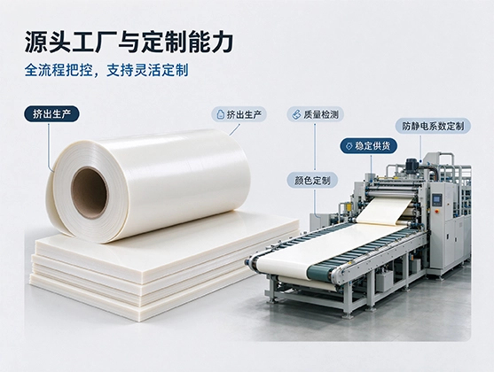 PS电子产品包装板材_防静电抗冲击_PS片材源头工厂定制