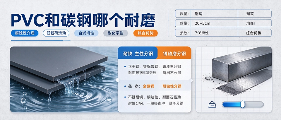 PVC和碳钢哪个耐磨 PVC和碳钢哪个耐磨