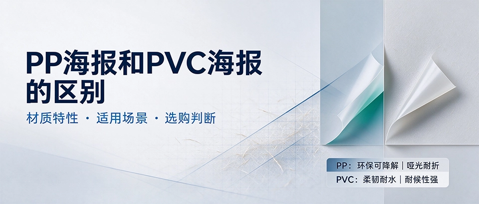 PP海报和PVC海报的区别 PP海报和PVC海报的区别