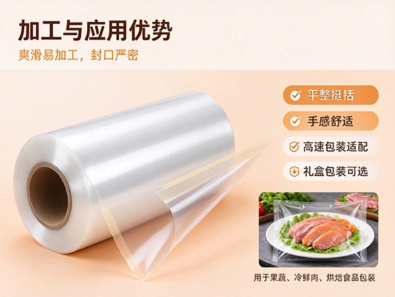 OPP生鲜防雾膜_食品级保鲜包装膜_塑料薄膜源头工厂