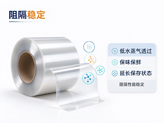 PET食品包装薄膜_食品级聚酯薄膜_透明阻隔包装膜厂家
