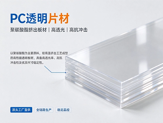 PC透明片材_食品级PC板材_源头工厂定制