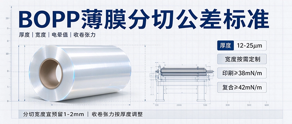 BOPP薄膜分切公差标准 BOPP薄膜分切公差标准