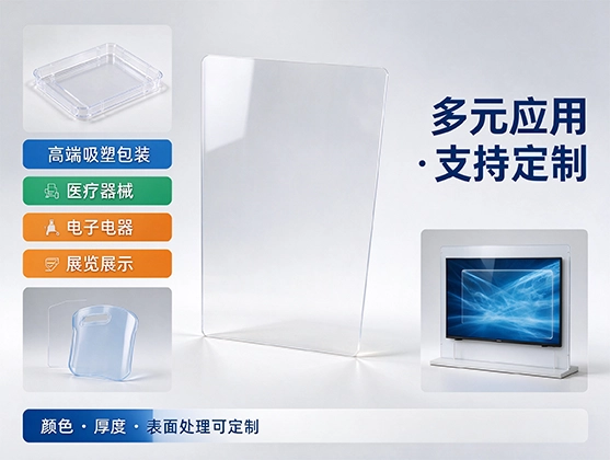 PETG透明片材_高透明PETG板材_食品级PETG塑料片材