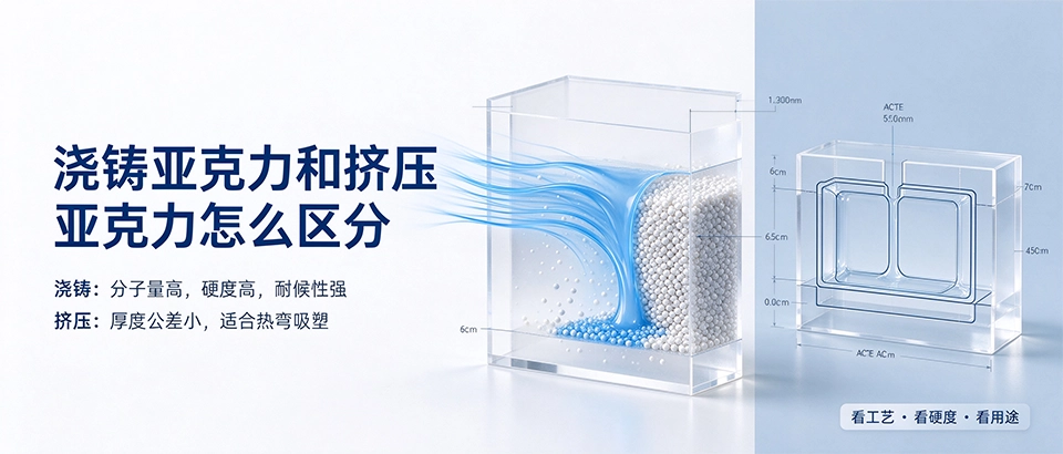 浇铸亚克力和挤压亚克力怎么区分 浇铸亚克力和挤压亚克力怎么区分