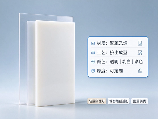 PS广告板材_聚苯乙烯广告板_灯箱招牌展板