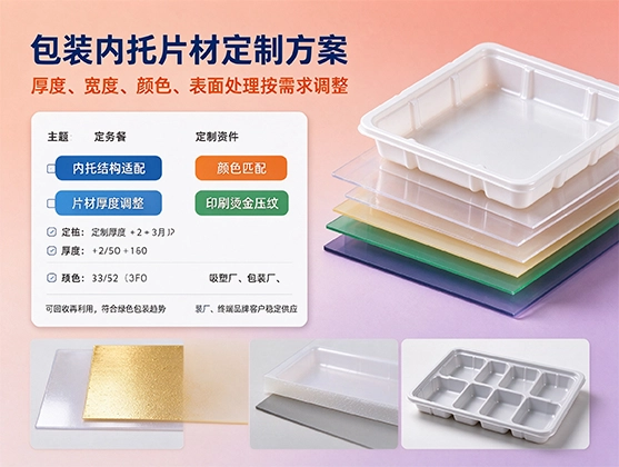 PP包装内托片材_食品级/工业级吸塑内衬定制