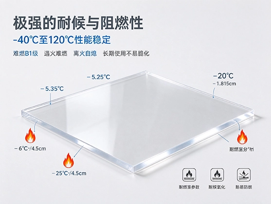 PC采光顶棚板材_高透光耐力板_抗冲击雨棚材料厂家