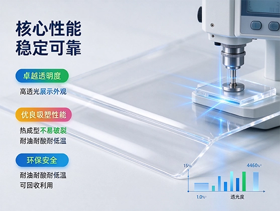 PET吸塑片材_食品级透明PET片材_源头工厂定制