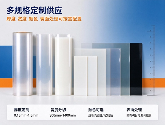 PET吸塑托盘片材_PET吸塑基材_PET片材工厂定制