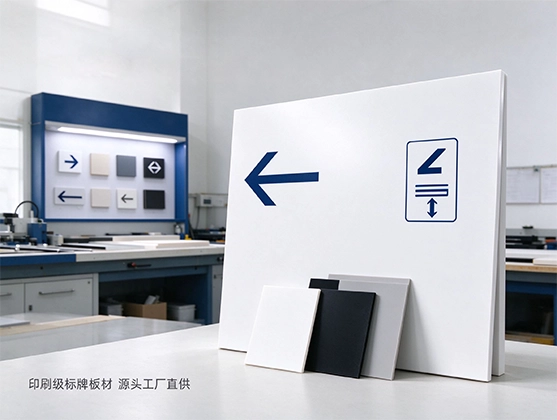 PP指示牌板材_PP标牌板_印刷级PP标牌板厂家