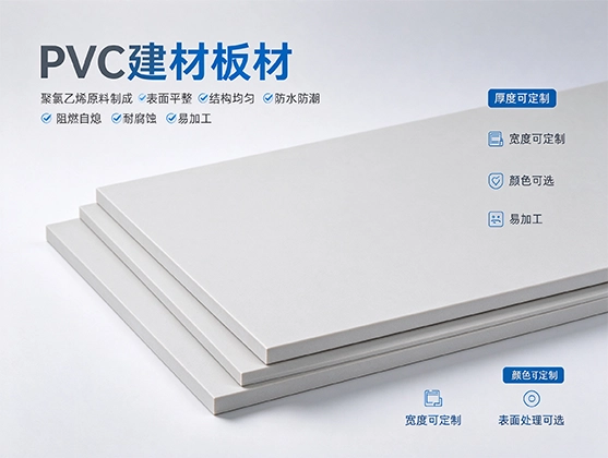 PVC建材板材_防水阻燃耐腐蚀_PVC板材源头厂家