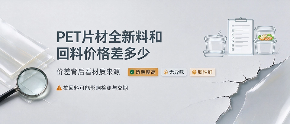 PET片材全新料和回料价格差多少 PET片材全新料和回料价格差多少