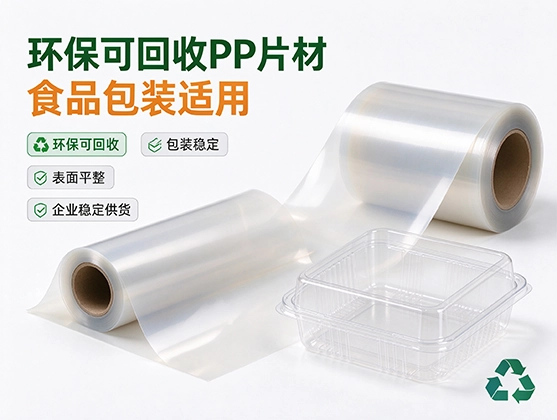 PP食品盒片材_食品级PP片材厂家_餐盒打包盒片材直供