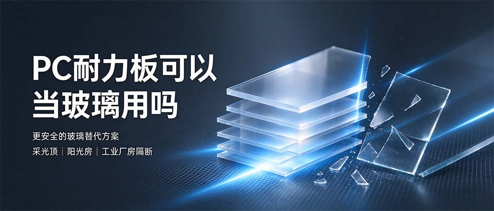 PC耐力板可以当玻璃用吗？性能参数选型对比详解