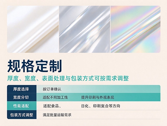 OPP珠光包装膜_食品级包装材料_源头工厂直销