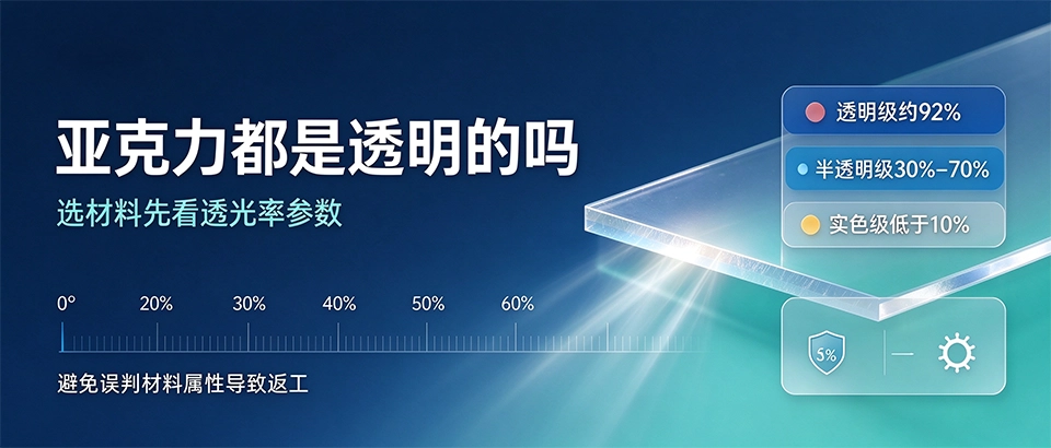 亚克力都是透明的吗 亚克力都是透明的吗