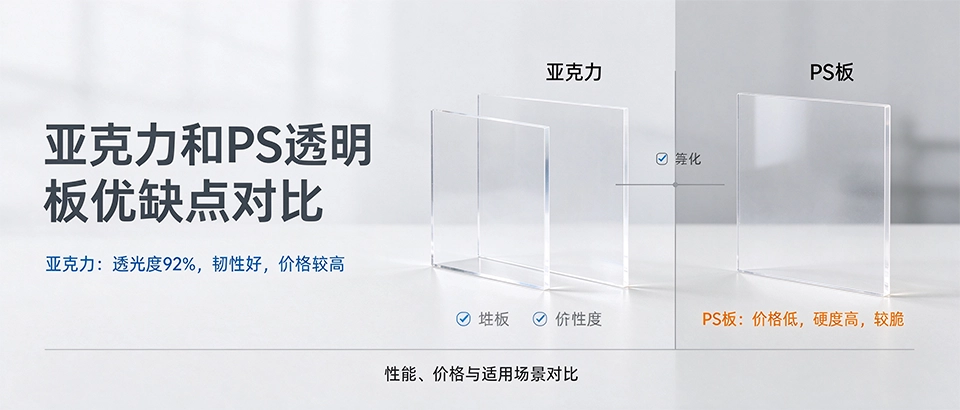 亚克力和PS透明板优缺点对比 亚克力和PS透明板优缺点对比