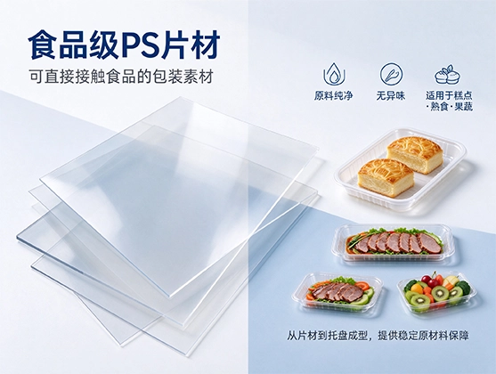 PS食品托盘片材_食品级PS片材_PS片材源头工厂