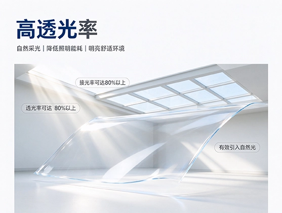 PC采光顶棚薄膜_透明耐力板材料_源头工厂定制