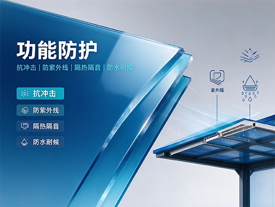 PC停车棚板材_户外抗老化板材_PC板材厂家定制
