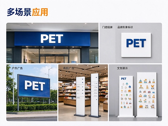 PET招牌板材_广告装饰PET板材_PET板材厂家