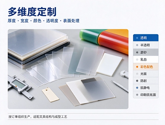 PP文具片材_聚丙烯文具片材_源头工厂定制